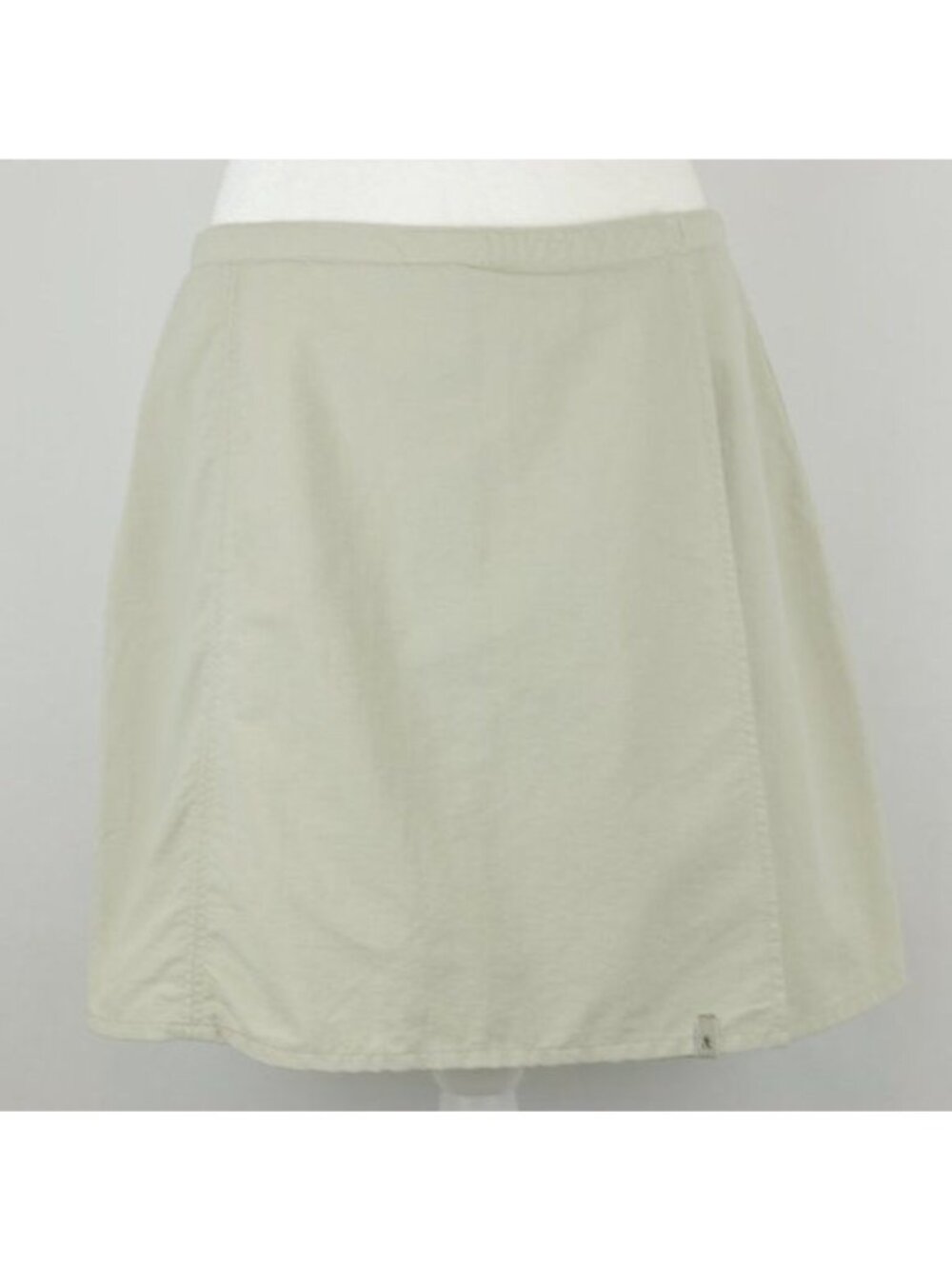 Royal Robbins Women's Size 12 Cream Woven Lightweight High Rise Wrap Skort